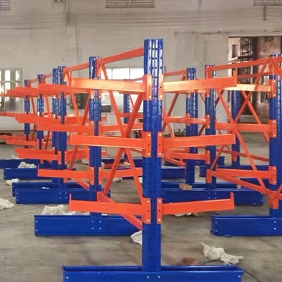 H Beam Cantilever Racking Systems ชั้นวางของโลหะ Cantilever 3.5T