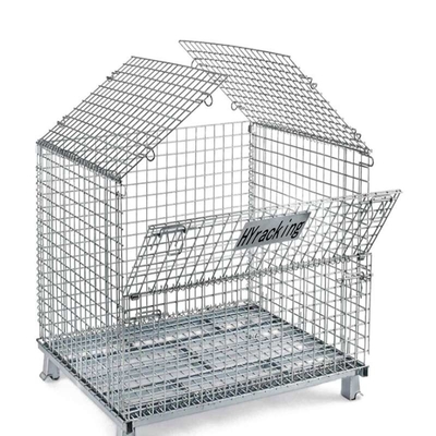SGS Supermarket Wire Mesh Security Cage 0.8 ตัน Heavy Duty Wire Container